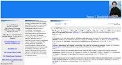 Desktop Screenshot of justusrandolph.net
